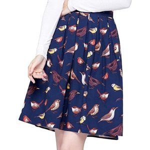 NEW Grace Karin bird print a line full skirt